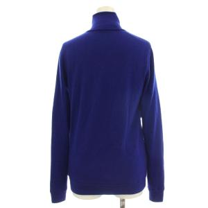 POLO GOLF RALPH LAUREN ゴルフウェア ハーフジップ ニット ビッグポニー ウール セーター ハイネック 裏地付き S 青 ブルー