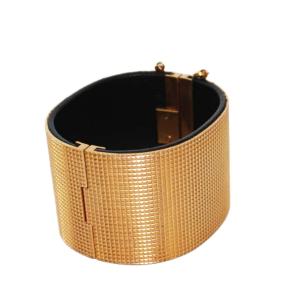 CELINE マンシェット ブレスレット バングル ゴールドカラー