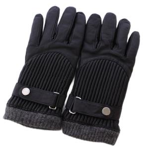 Thinsulate Leather Glove シンサレート レザーグローブ 手袋 L 黒 /BM JS
