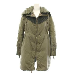 ダウンコート アウター フード 38 カーキ D110A094B88 /YT