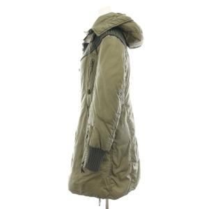 Ermanno Scervino ダウンコート アウター フード 38 カーキ D110A094B88 /YT