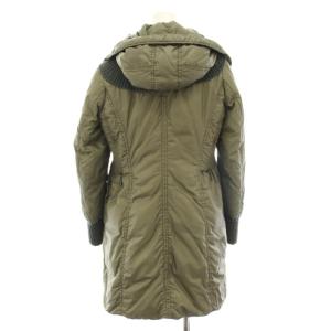 Ermanno Scervino ダウンコート アウター フード 38 カーキ D110A094B88 /YT