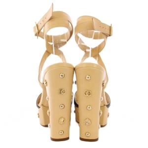 CHANEL ストラップサンダル ココマーク 36.5 ベージュ