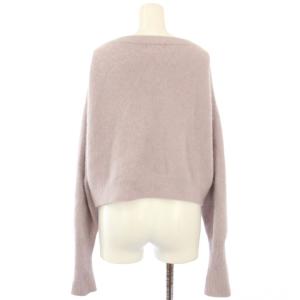 IENA 23AW fluffyファーカーディガン ニット 長袖 ラベンダー 23080900366030 /TK