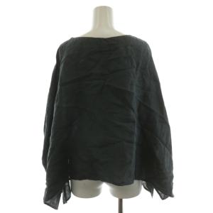 JOURNAL STANDARD relume 25SS No.14フレンチリネンポンチョプルオーバー カットソー 7分袖 麻 F カーキ 25051462118020