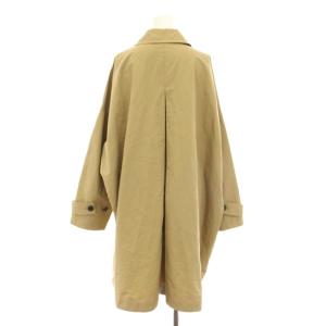 JOURNAL STANDARD relume 24AW ハイカウントワイドステンカラーコート アウター ミドル 麻 リネン混 ベージュ 24020400702010