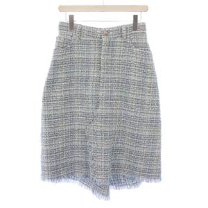 24SS 5POCKET REMAKE A-LINE SK F.TWEED