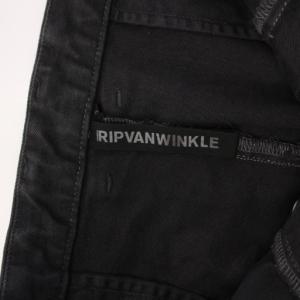 RIPVANWINKLE ダストデニムパンツ スキニージーンズ ペイント 3 黒 RB-211 /KH