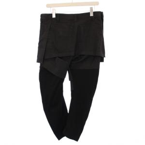 JULIUS 5oz STRETCH DENIM ストレッチデニムパンツ ジーンズ 変形 2 黒 577PAM21-S