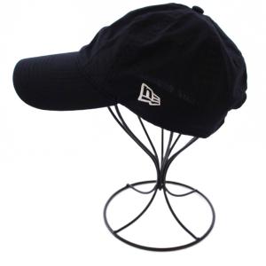 NEW ERA 9TWENTY ベーシック ウォッシュドコットン キャップ 帽子 ロゴ刺繍 黒 /BM JS