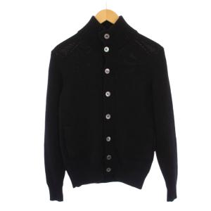 5ゲージウールスタンドカラーニットカーディガン 44 106-0031