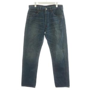 501 ボタン裏刻印359 デニムパンツ W32L32 ネイビー