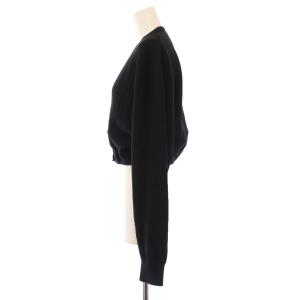 DRIES VAN NOTEN 24AW ニットカーディガン Vネック ショート丈 ウール S ブラック