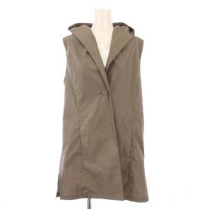 ベスト シングル フード 無地 ワンカラー 9 グレー /BB