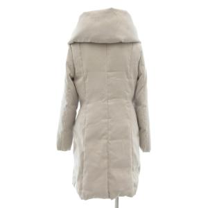 ANAYI ダウンコート ボリュームカラー ミドル ハーフ 36 ベージュ系 /UO