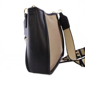 STELLA McCARTNEY サークルロゴ ショルダーバッグ ブラック ベージュ