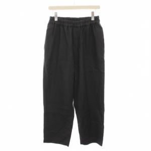 FAMILY PANTS ファミリーパンツ スラックス リネン混 S チャコールグレー E-24216