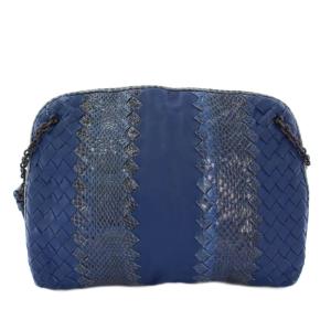 BOTTEGA VENETA ノディーニ アイヤーズ パイソン イントレチャート ショルダーバッグ B02467430S