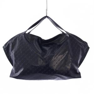 トートバッグ ハンドバッグ 総柄 ネイビー /KH