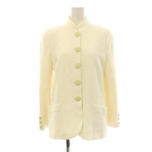 スタンドカラージャケット 総裏地 コットン 48 白 ホワイト CA01GJCADLJ /KU