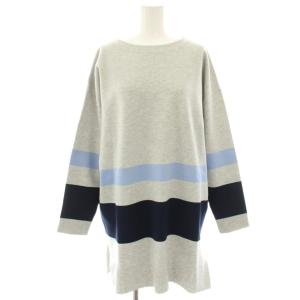 ATHENA チュニック丈ニット セーター 長袖 38 グレー KRWMBS0105 /HN