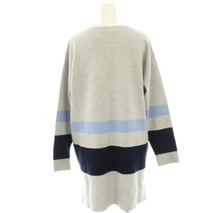 自由区 ATHENA チュニック丈ニット セーター 長袖 38 グレー KRWMBS0105 /HN