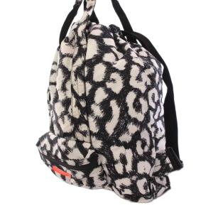 adidas by Stella McCartney Gym Sack ジムサック リュックサック デイパック 総柄 黒 ブラック 白 ホワイト DW9307