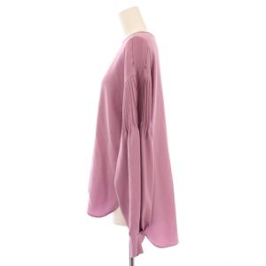ADORE カットソー 長袖 クルーネック ストレッチ 無地 38 紫 パープル /BB