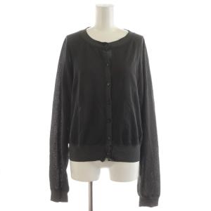 SHEER LONG SLEEVES CARDIGAN カーディガン シアー シースルー 長袖 薄手 リブ
