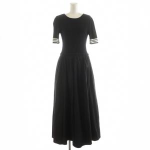 25SS KNIT COMBINATION DRESS ワンピース