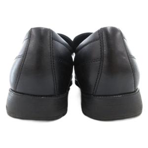 asics テクシーリュクス texcy luxe ビジネスシューズ スリッポン 革靴 レザー 25cm 黒 ブラック