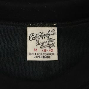 CALEE スウェット トレーナー 長袖 ロゴ M 黒 ブラック /AN38