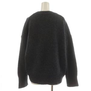 GALERIE VIE 23AW ファインウール クルーネックプルオーバー ニット セーター 長袖 S グレー 23-02-34-02302