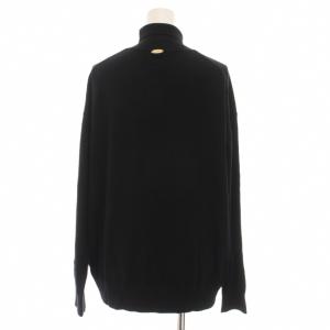 MUSE de Deuxieme Classe 23AW タートルネックプルオーバー ニット セーター 長袖 ウール 黒 ブラック 23080520422030