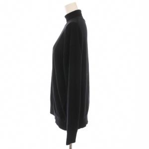 MUSE de Deuxieme Classe 23AW タートルネックプルオーバー ニット セーター 長袖 ウール 黒 ブラック 23080520422030