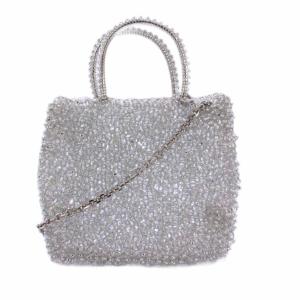 ワイヤーバッグ ミニ 2WAY シルバーカラー PB21F12045