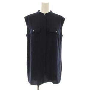 23SS POWDER CREPE SL MLT SHIRT スリーブレスブラウス シャツ ノースリーブ