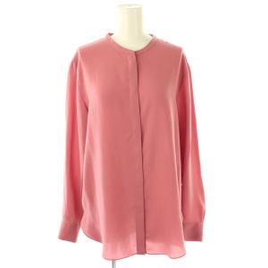 21AW シャツ ブラウス 長袖 前開き S ピンク /NR