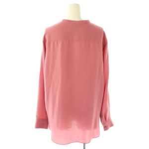 Theory 21AW シャツ ブラウス 長袖 前開き S ピンク /NR