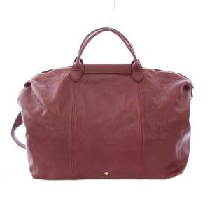 Longchamp Le Pliage ルプリアージュ 2WAY ボストンバッグ ハンドバッグ ショルダーバッグ レザー ロゴ