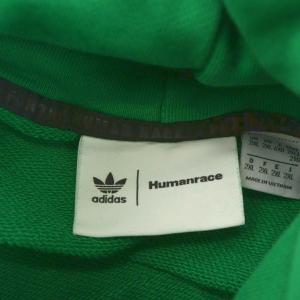 adidas Originals × HUMANRACE Pharrell Williams パーカー プルオーバー ロゴ 2XL 緑 グリーン