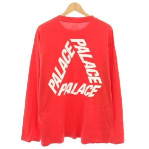 PALACE P3 ロングスリーブ P3 LONGSLEEVE ロンT Tシャツ クルーネック 長袖 ロゴプリント XXL