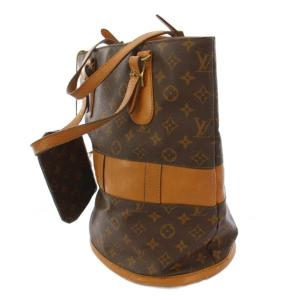 LOUIS VUITTON USA 北米 限定モノグラム バケット トートバッグ ブラウン