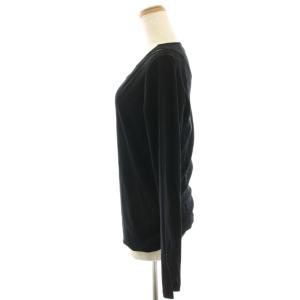 upper hights 25SS TANK AND B/N PO カットソー Tシャツ レイヤード風 長袖 1 黒 ブラック 251CW0402BLK