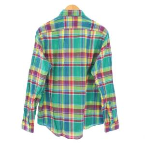 POLO RALPH LAUREN CLASSIC FIT カジュアルシャツ 長袖 レギュラーカラー チェック柄 L マルチカラー /BB