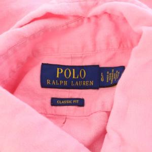POLO RALPH LAUREN CLASSIC FIT ボタンダウンシャツ カジュアル 長袖 レギュラーカラー ロゴ 刺繍 ワンポイント
