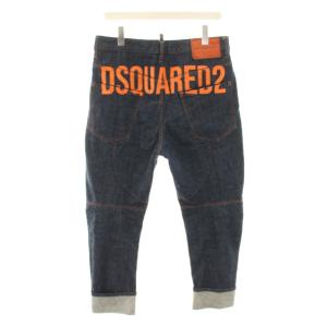 DSQUARED2 コンバットジーン COMBAT JEAN デニムパンツ ジーンズ ボタンフライ バックロゴプリント 46