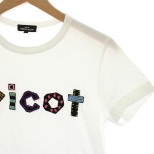 Tao AD2018 Tシャツ カットソー 半袖 ロゴ刺繍 M 白 ホワイト TC-T024 /HN