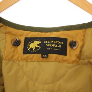 HUNTING WORLD スタンドカラージャケット XL カーキ