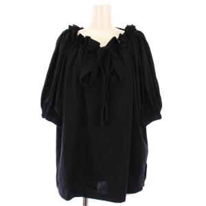 オーガニックコットン ドローストリング Tシャツ S ブラック JE1399999999B